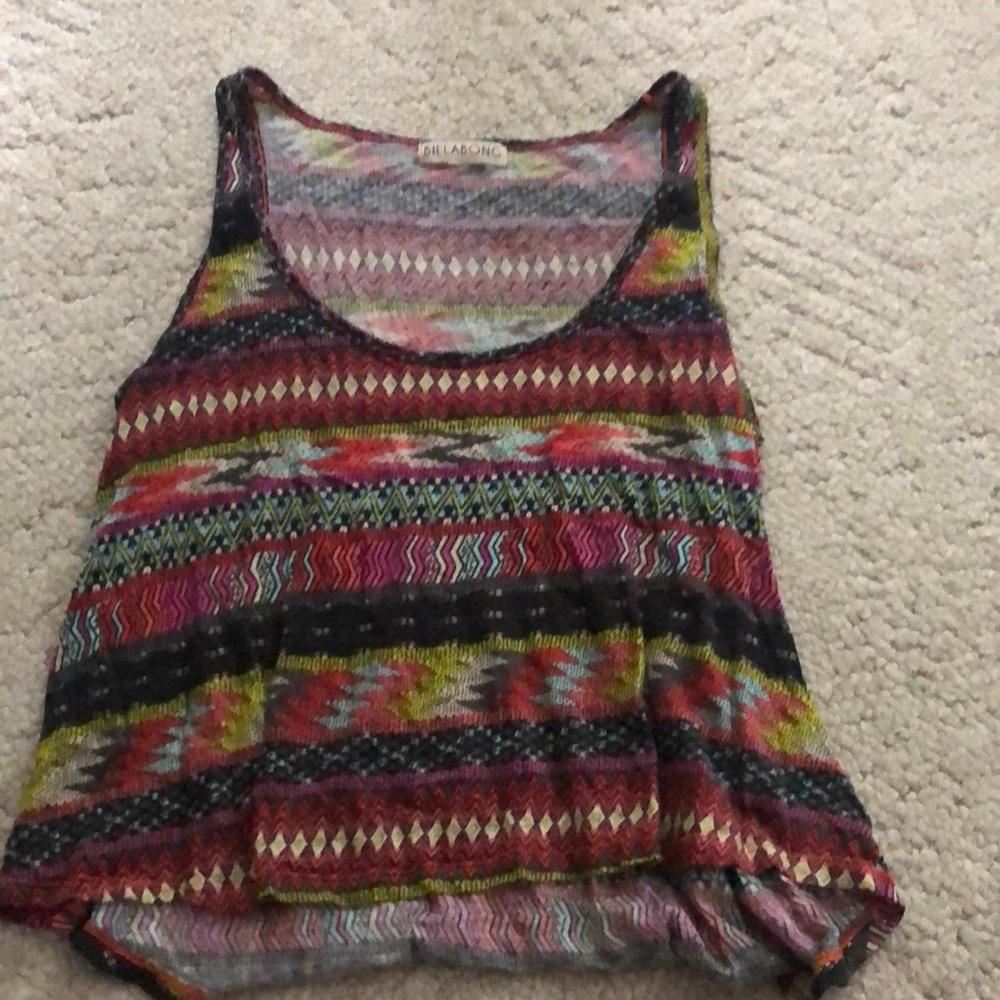 Womens billabong tank top